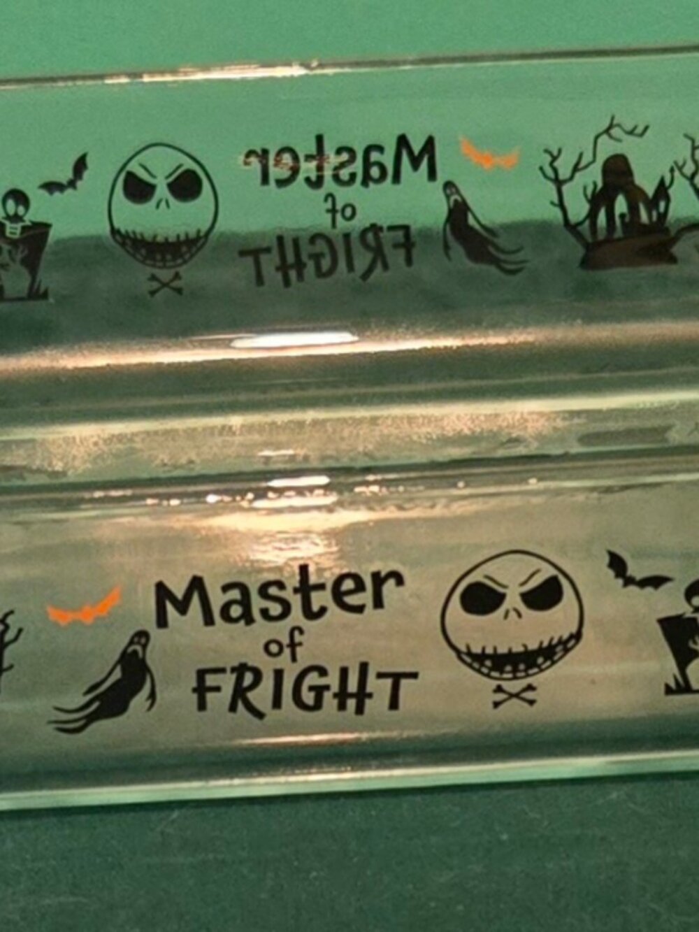 PYREX Disney Nightmare Before Christmas 7x5x1.5” Glass Dish No Lids